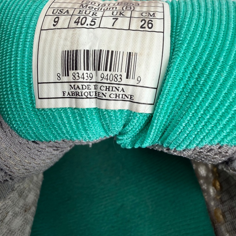 Brooks Ghost 7 Womens Running Shoes Gray Teal Purple Size 9 Medium B - Picture 9 of 10